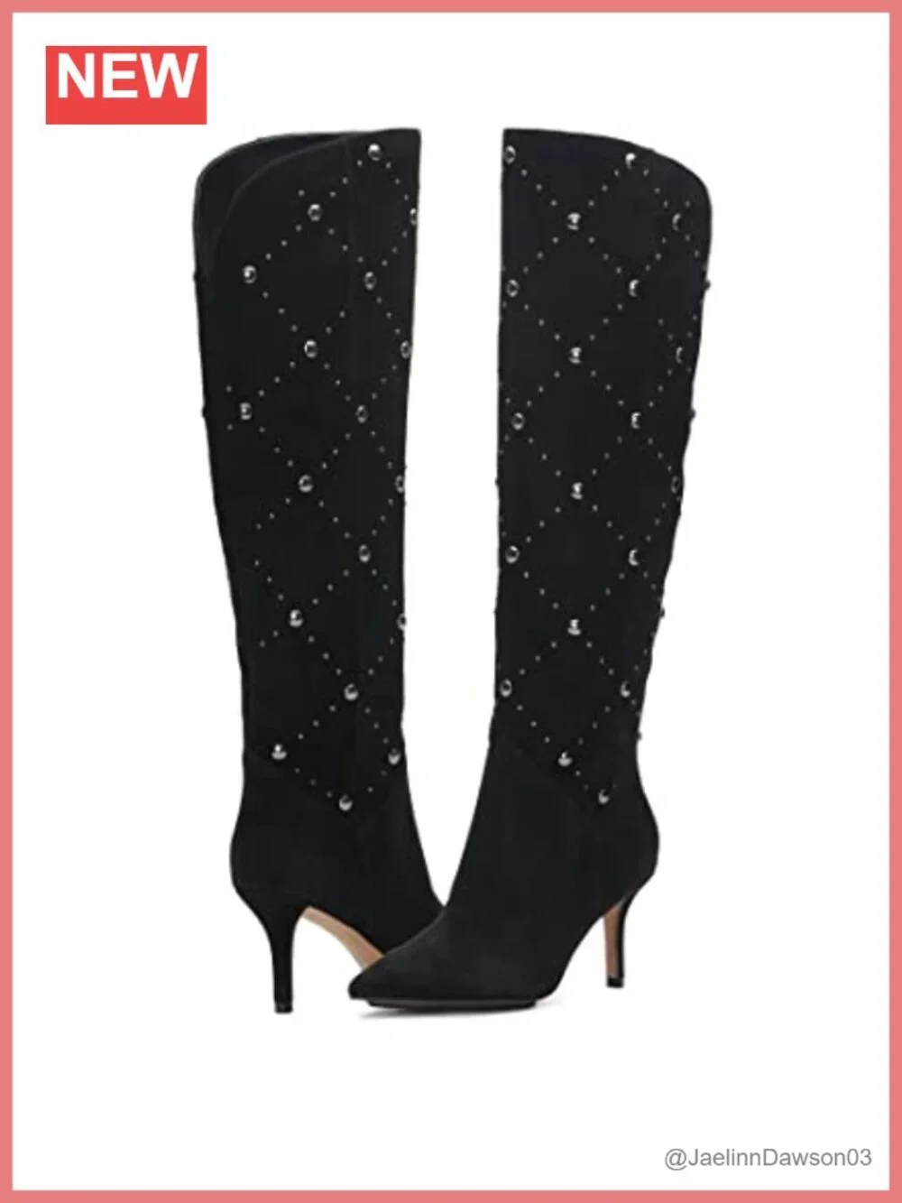 Suede Over-the-Knee Stiletto Boots Pointed Toe Zip Closure